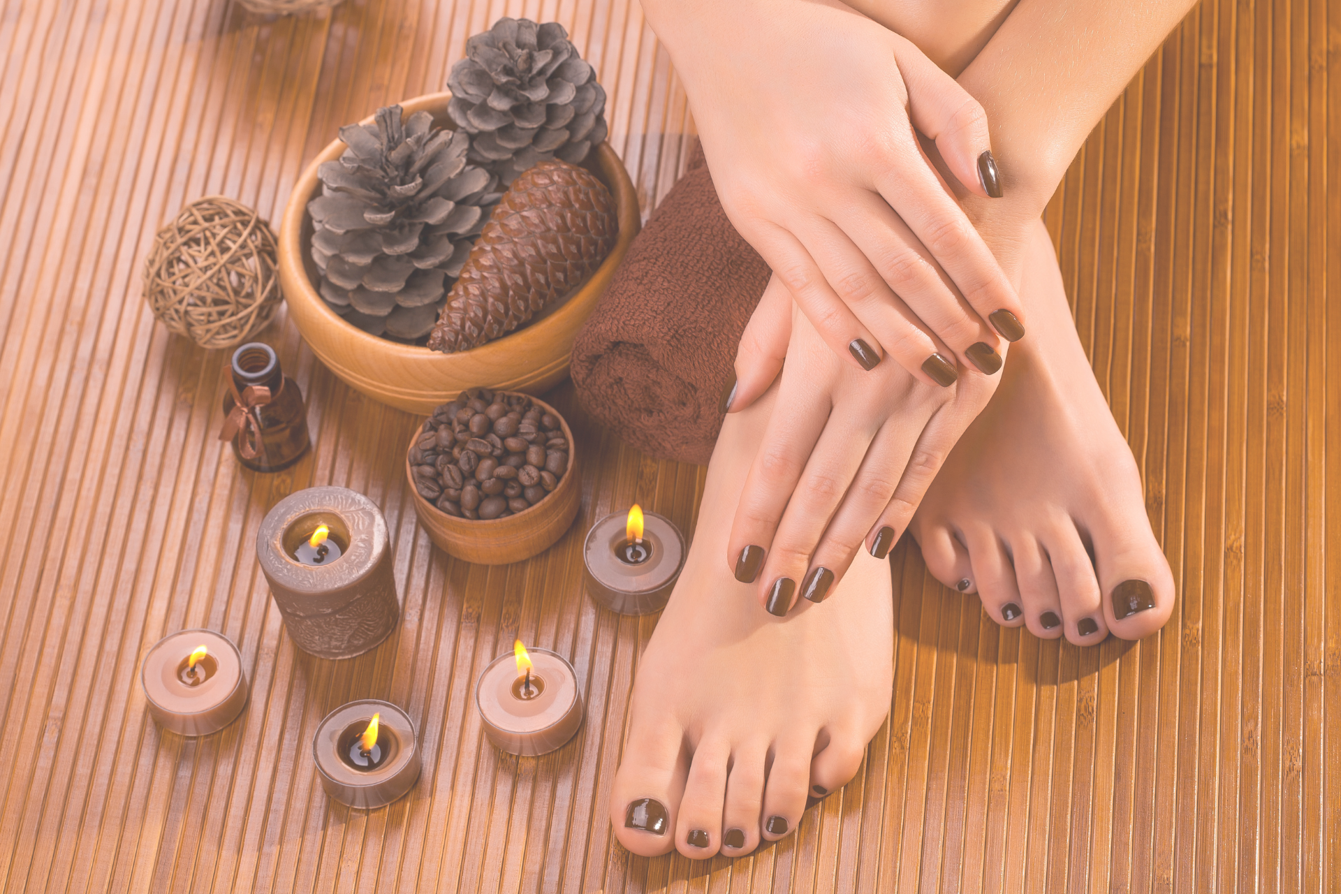 Waterless Manicure and Pedicure experience